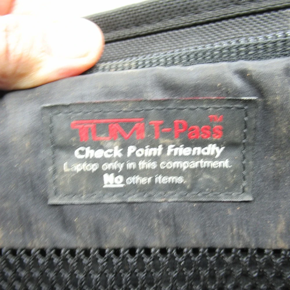 Tumi Alpha T Pass‎ Laptop Briefcase Messenger Travel Checkpoint Expandable READ